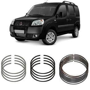 Jogo Anel Segmento STD Doblo Strada Palio 2010 a 2022 Metal Leve SDA8753