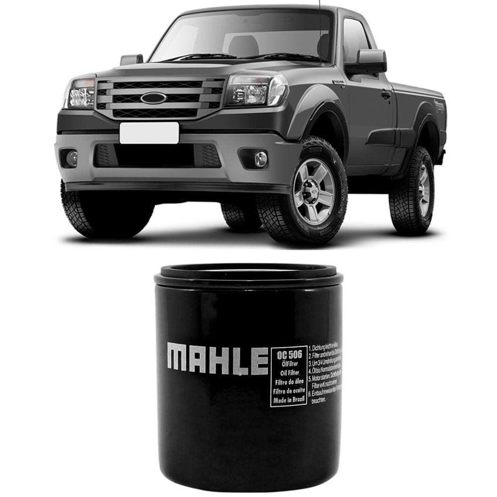 Filtro Óleo Ford Ranger 2.3 16v 2001 A 2012 Metal Leve Oc506