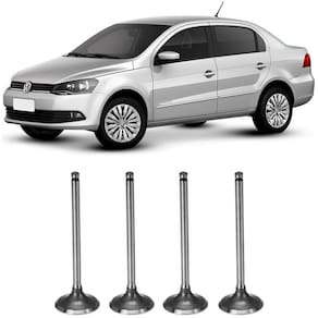 Jogo 4 Válvula Escape Voyage 1.6 8v Kombi 1.4 8v Metal Leve
