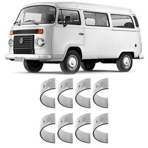 Bronzina Casquilho Biela 0.25 Volkswagen Gol Kombi 2006 a 2021 Metal Leve BB503