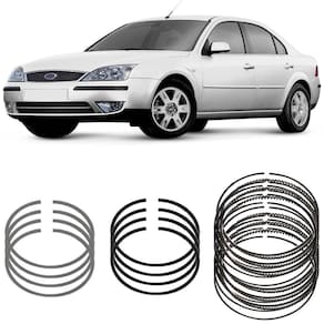 Jogo Anel Segmento 0.50 Ford Mondeo 2.0 2000 A 2009 Metal Le