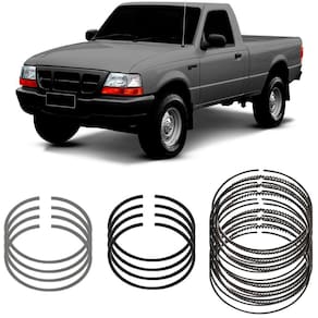 Jogo Anel Segmento 0.50 Ford Ranger 2.3 2001 A 2012 Metal Le
