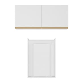 Conjunto Lavanderia Multiuso Armário E Mesa Dobrável Multimóveis Branco