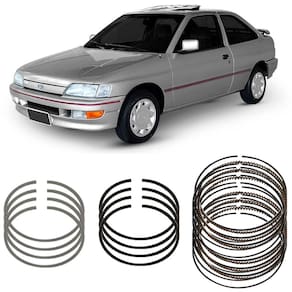 Jogo Anel Segmento Std Ford Escort 85 A 96 Metal Leve