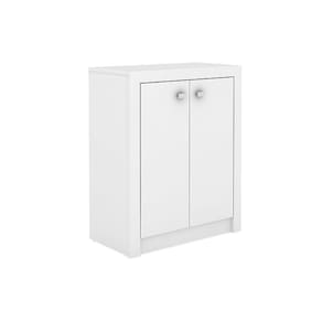 Balcão De Escritório Me4103 C/ 2 Portas Branco - Tecno Mobili