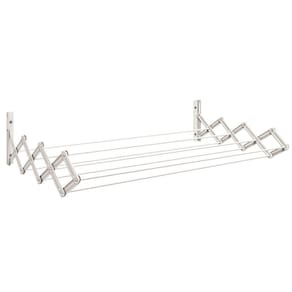 Varal Sanfonado 800Mm Estrutura Em Aço Vs800 Branco