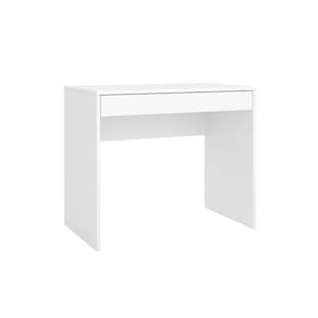 Escrivaninha P/ Escritório Facility C/ 1 Gaveta Branco - Demóbile