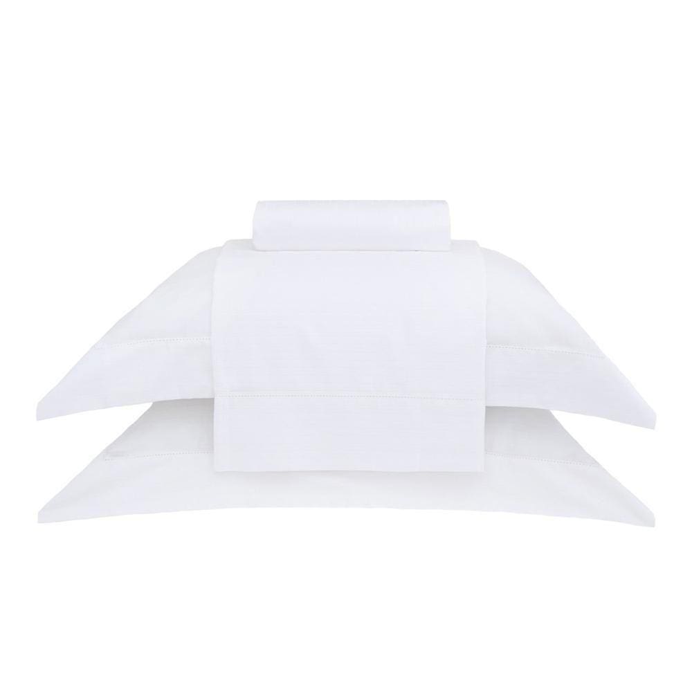 Jogo Cama Casal 300 Fios Damask Stripes 4 Peças Buddemeyer