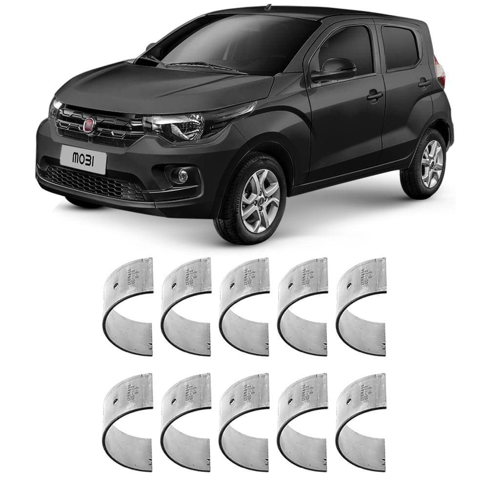 Bronzina Casquilho Mancal 0.25 Fiat Grand Siena Mobi Doblo 2001 a 2021 Metal Leve SBC068