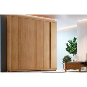 Guarda Roupa 6 Portas Filadélfia E 4 Gavetas C- Pés Naturale - Rufato