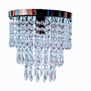 Lustre Cristal Acrilico Pingente Redondo Life Choice