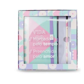 Caixa De Lembranças Papertalk Ótima Max Coleção Prime Vida