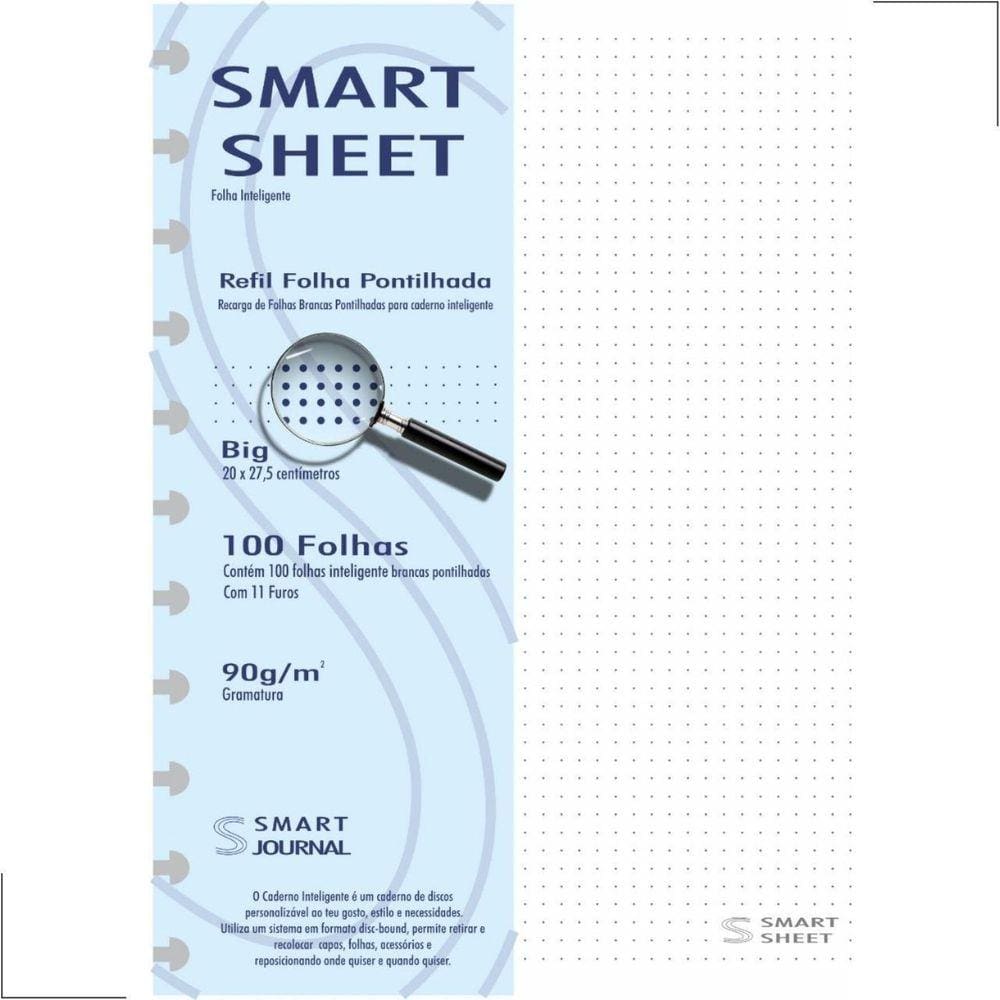 Refil Cad. Inteligente Discos 90g 100 Fls Pont. G