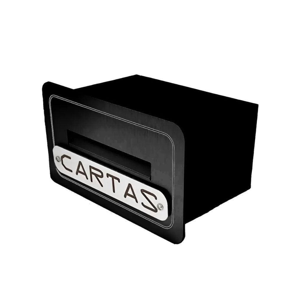 Caixa de Correio Numeral 5N em ACM Preto