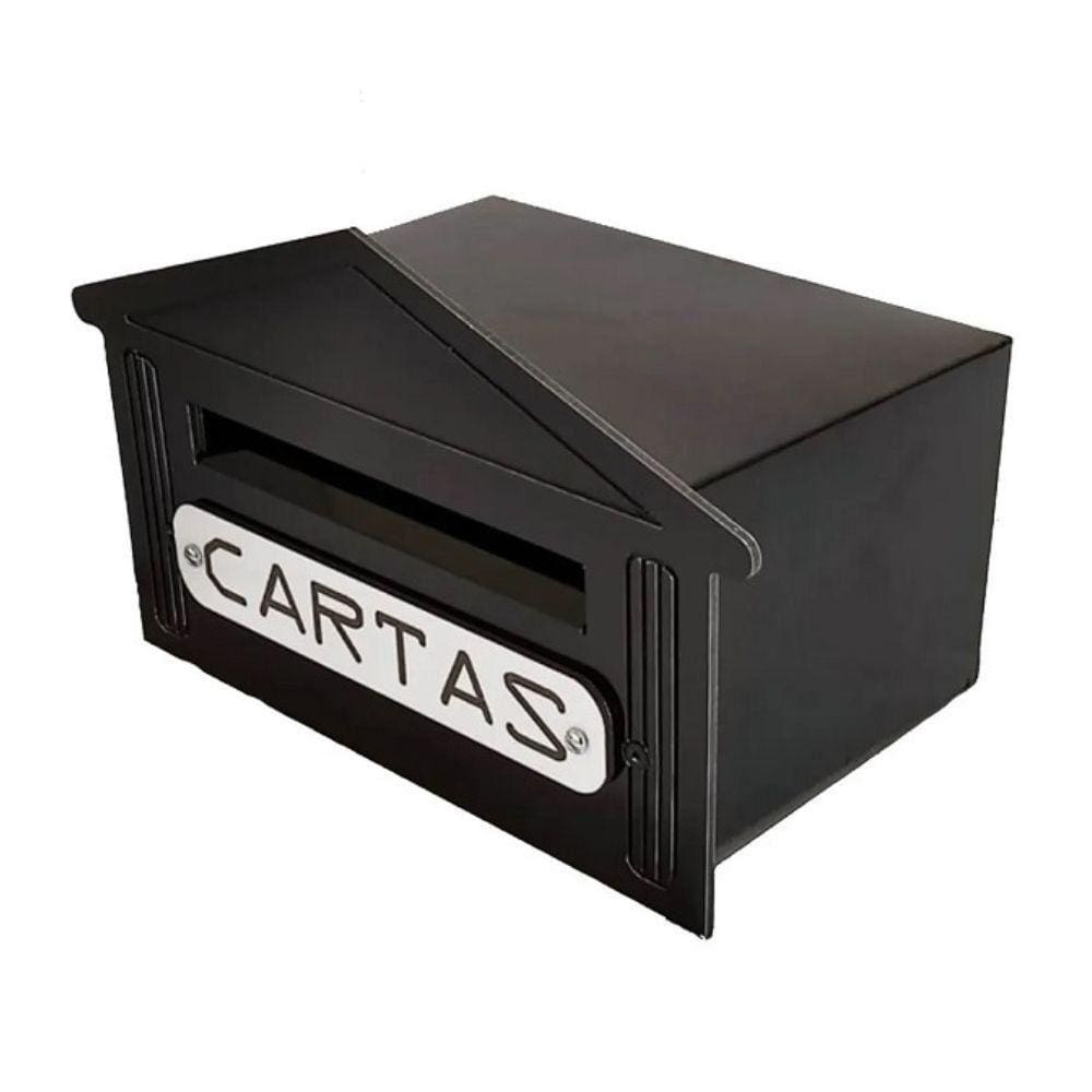 Caixa de Correio Numeral 4N em ACM Preto