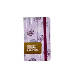 Caderno Papertalk Ótima Micro Coleção Floral Lilás