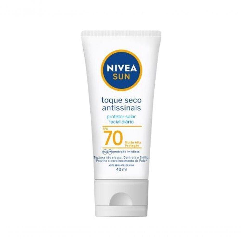 Protetor Solar Facial Nivea Sun Fps 70 Antissinais 40ml