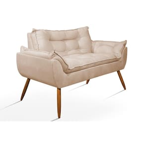 Sofá Opala Namoradeira Para Sala ? Balaqui Decor Cor:bege