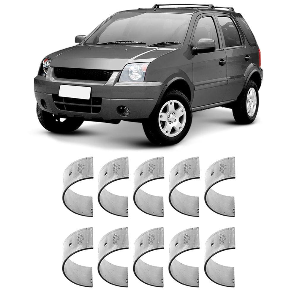 Bronzina Casquilho Mancal STD Ford KA Ecosport 97 a 2015 Metal Leve SBC710