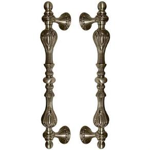 Puxador Duplo Florence 430mm Bronze Antigo - Máxima Metais