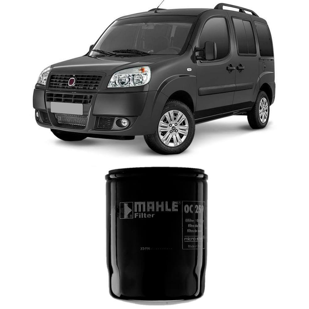 Filtro Óleo Fiat 500 Doblo Fiorino 1.3 1.4 Metal Leve Oc259