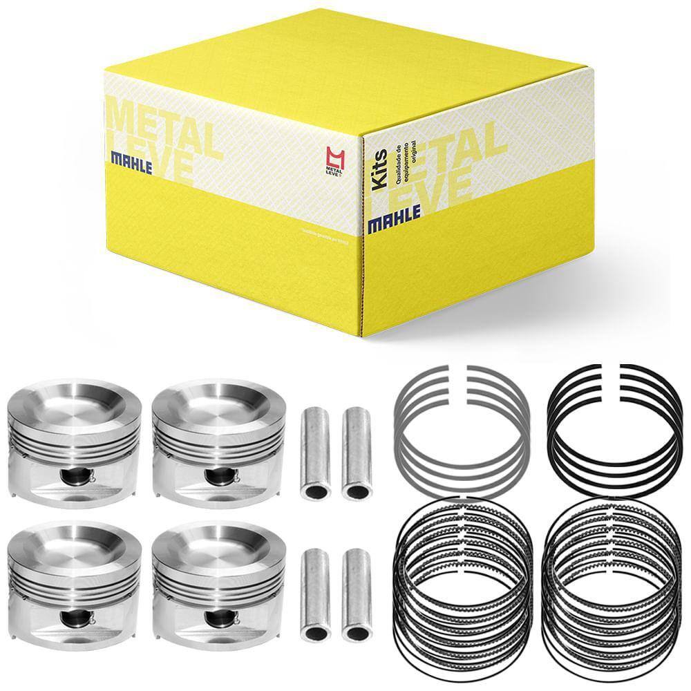 Kit Pistão Anel Fiat 1.3 16V Fire Gasolina Metal Leve SPA2462 - 0.40