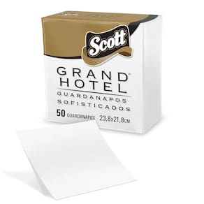 Guardanapo Scott Grand Hotel Folha Dupla Pequeno com 50 Folhas