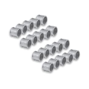 Kit 20 Luvas Galvanizadas Rosca Fêmea de 1/2 pol Uso Geral