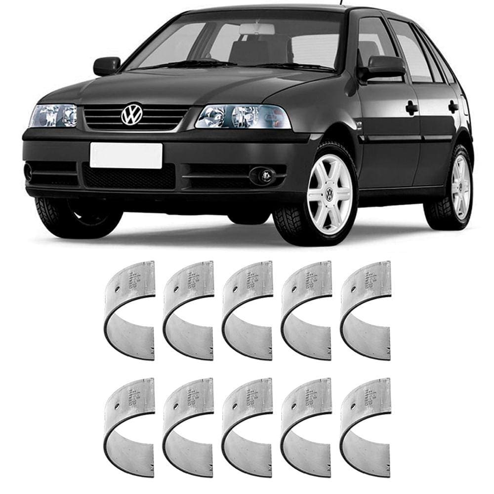 Bronzina Casquilho Mancal 0.25 Gol G1 G2 G3 G4 1.6 1.8 2.0 8V 85 a 2009 SBC326 Metal Leve