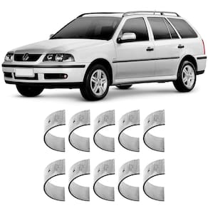 Bronzina Casquilho Mancal 0.25 Kombi Parati Passat 1.6 1.8 2.0 8V 81 a 2012 SBC326 Metal Leve