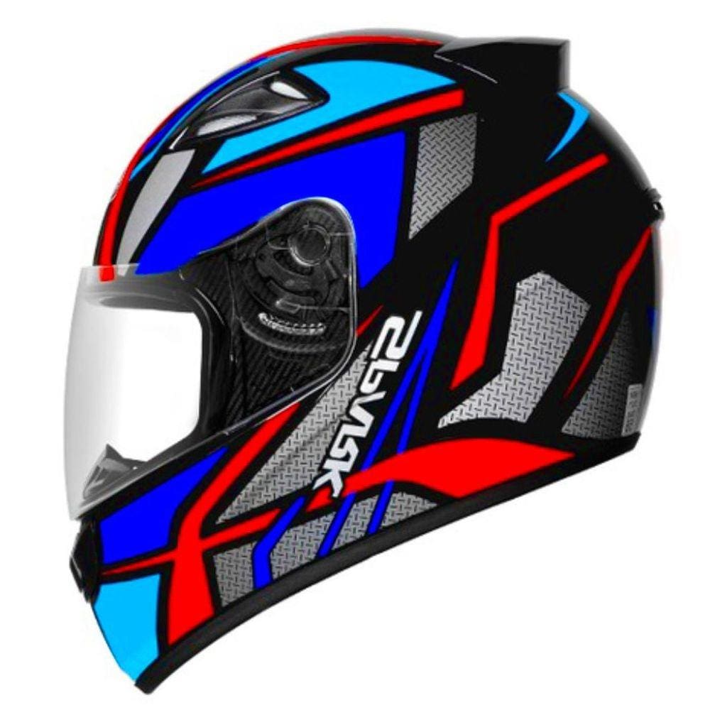 Capacete Ebf New Spark Spider Preto Azul e Vermelho