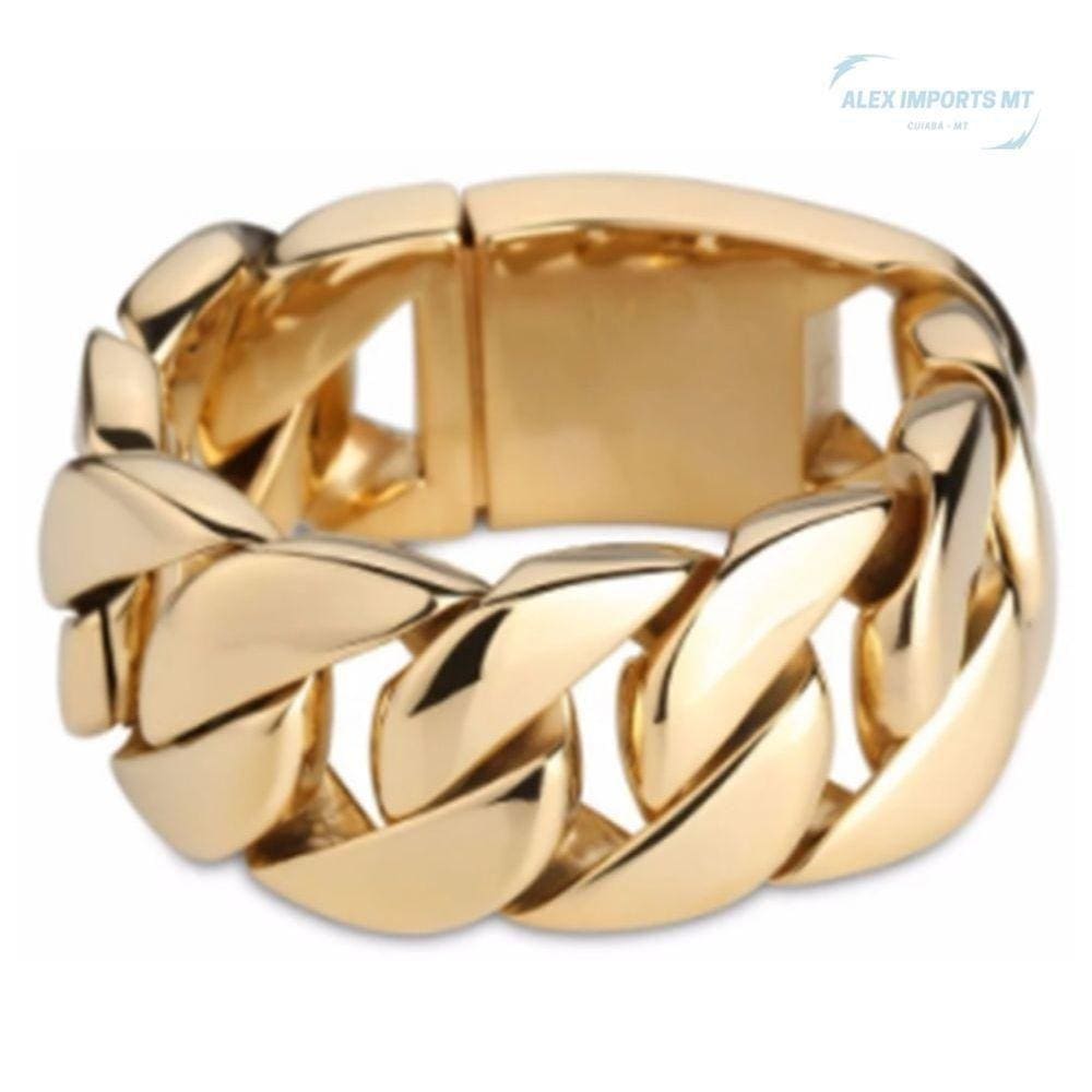 Pulseira Masculinha 18k Banhada Excelente Qualidade