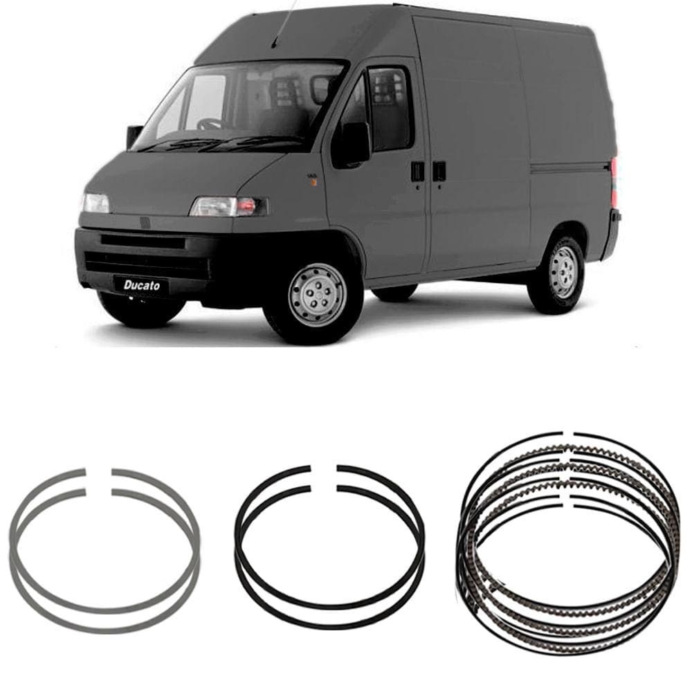 Jogo Anel Segmento STD Fiat Ducato 2.8 98 a 2009 Metal Leve