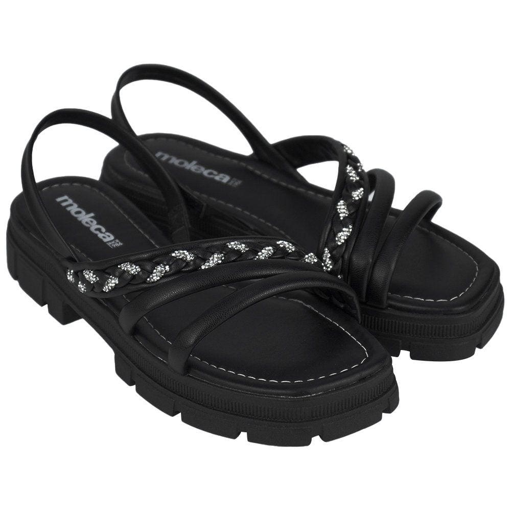 Sandália Moleca Cristal Feminina