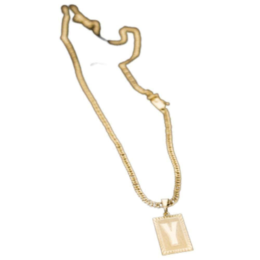 Cordão Grumet Com Pingente Y Corrente