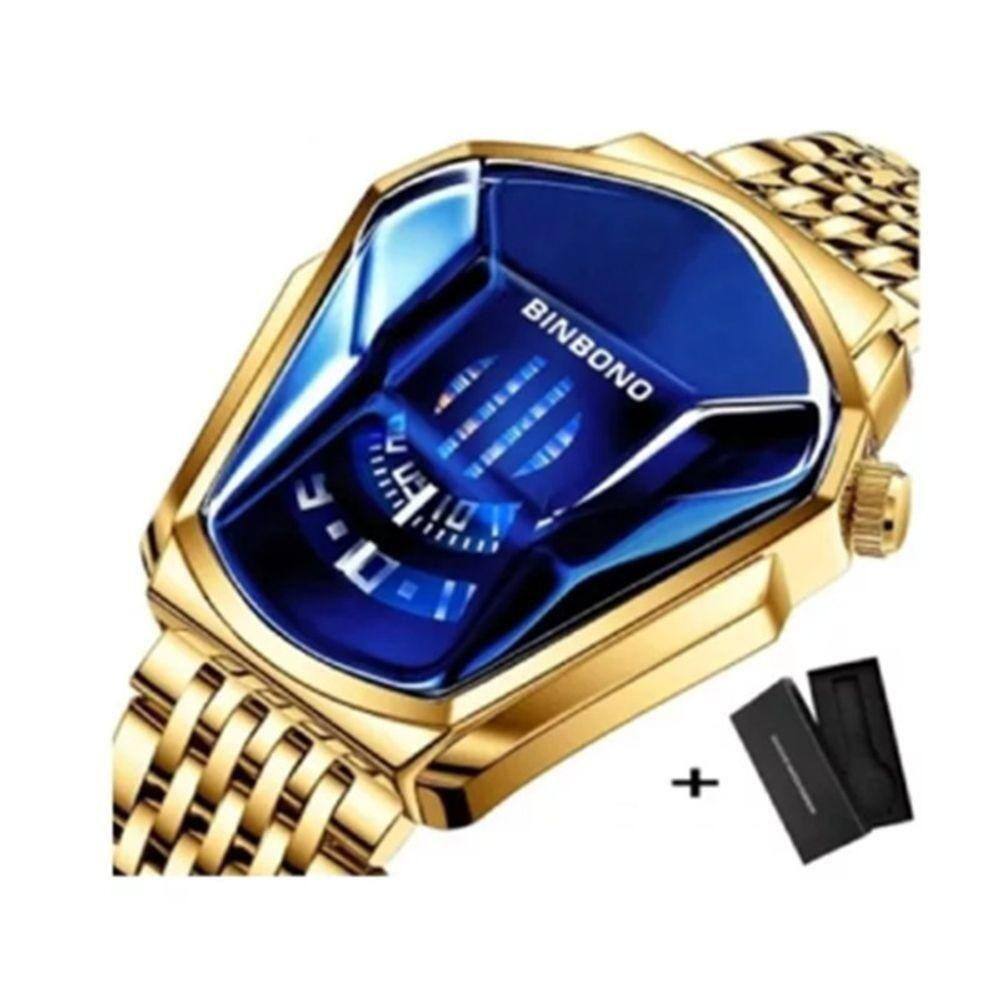 Relogio Gold De Luxo Exclusivo