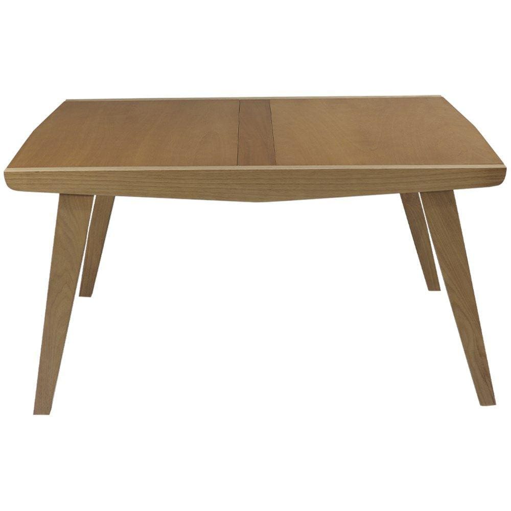 Mesa De Jantar Extensivel 113 ou 164 cm Madeira Pinhao Nacc