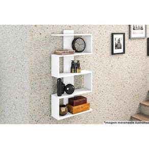 Prateleira De Quarto Am 3087 Branco - Movelbento