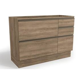 Gabinete De Cozinha Modulado Maxxi G746 1 Porta E 4 Gavetas S- Tampo Nogal - Kappesberg