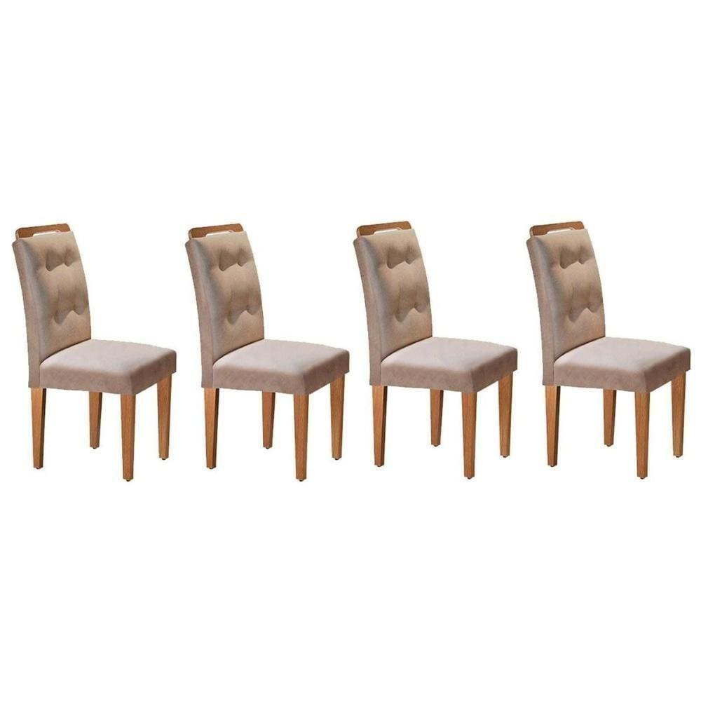 Kit 4 Cadeiras Un Turim