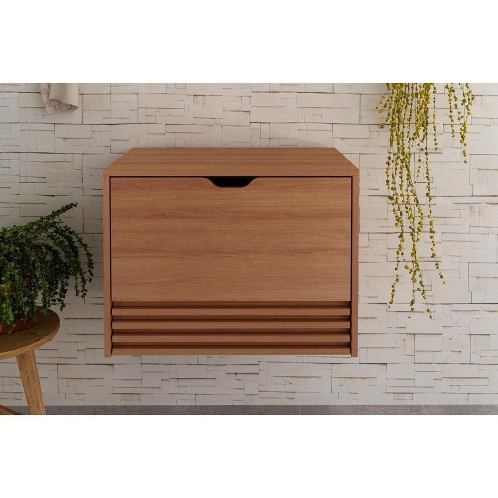 Balcão P- Banheiro Bn3613 Cor Amêndoa - Tecno Mobili