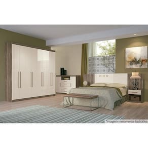 Guarda Roupa 8 Portas E 4 Gavetas Master Vip 8.4 Atacama - Santos Andirá