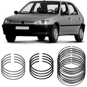 Jogo Anel Segmento Std Peugeot 306 1.4 96 A 98 Metal Leve