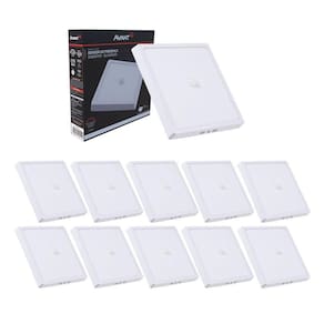 Painel Led Avant Quadrado Sobrepor 24W 6500K C/ Sensor 10 Un