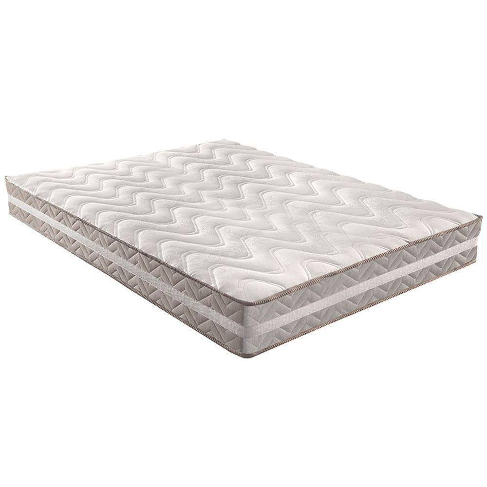 Colchão Casal Espuma Compact Ag 65 - D33 - Confort Euro Pillow Gray (138x188x26) - Paropas
