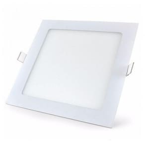 Plafon Embutir Led 18w Quadrado 20cm Branco