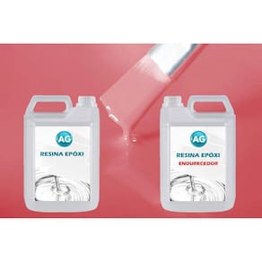 Resina Epóxi 1Kg + Cor Sólida Rosa Ral3017 Ag Alta Espessura