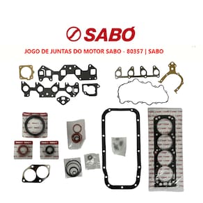 Jogo Juntas Motor Sohc L4 Prisma Chevrolet 1.4 8V Completo 2009 A 2013 Sabó