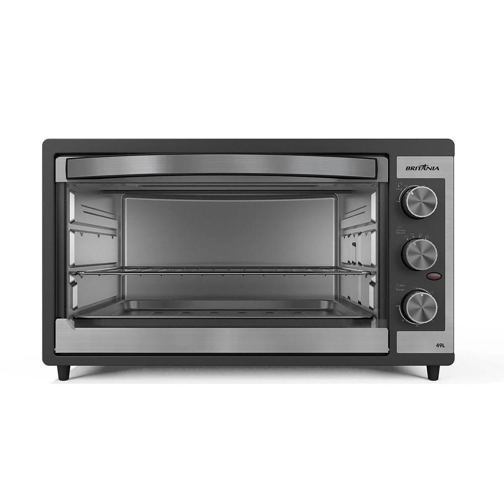 Forno 49l Britânia Preto - Elétrico - 220v - Bfe49