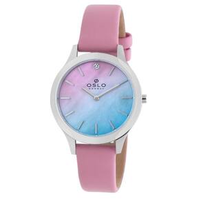 Relógio Oslo Feminino OFBSCS9T0007 Aço Rosa 18cm 3ATM